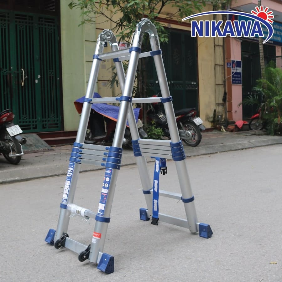 Thang nhôm rút đôi Nikawa NK-38AI PRI cải tiến