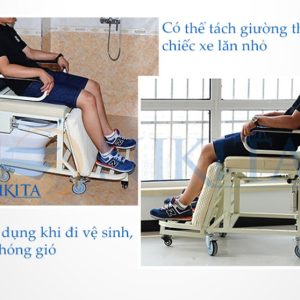 Giường y tế đa năng tách xe lăn NKT-DCN09