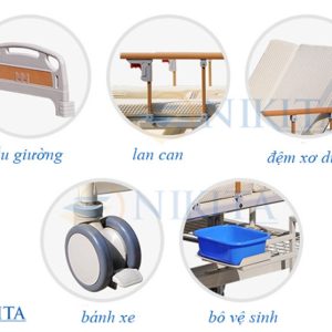 Giường y tế đa năng tách xe lăn NKT-DCN09