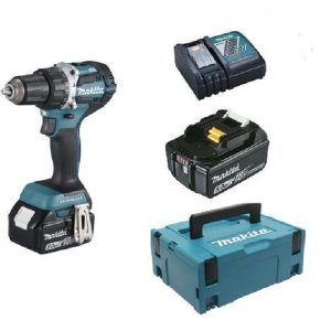 Máy khoan vặn vít dùng pin Makita 18V DDF483RTE