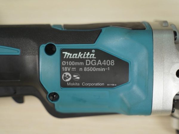 Máy mài góc dùng pin 18V Makita DGA408RTJ1 (18V:5Ah)