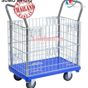 Xe đẩy hàng sàn nhựa có lưới bảo vệ SUMO Thái Lan NP-213